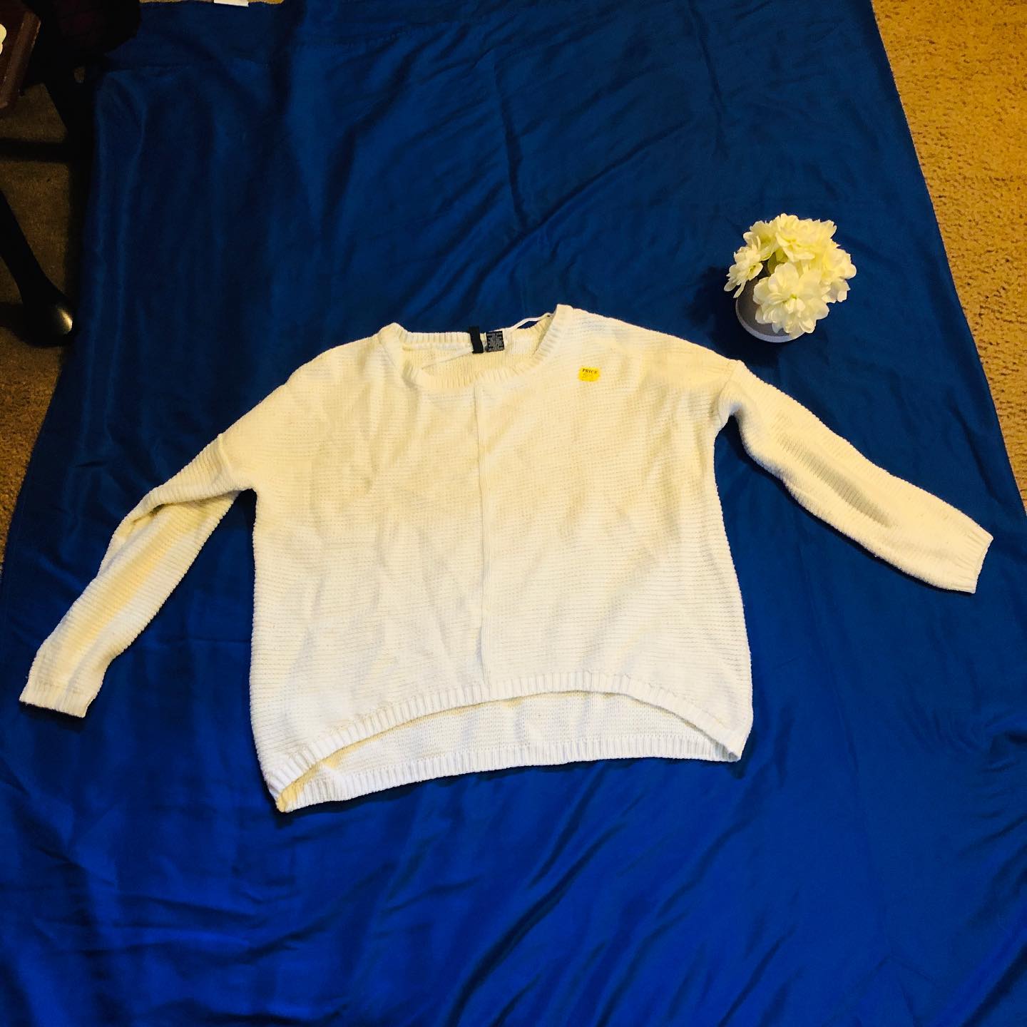 Thrift With A Purpose- Ivory Sweater