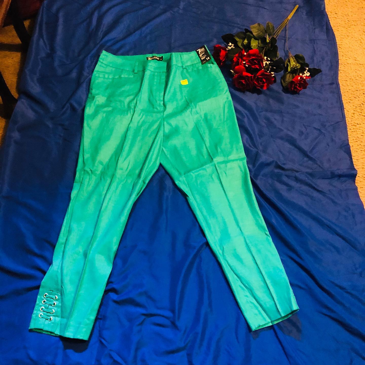 Thrift With A Purpose- Teal Capris
