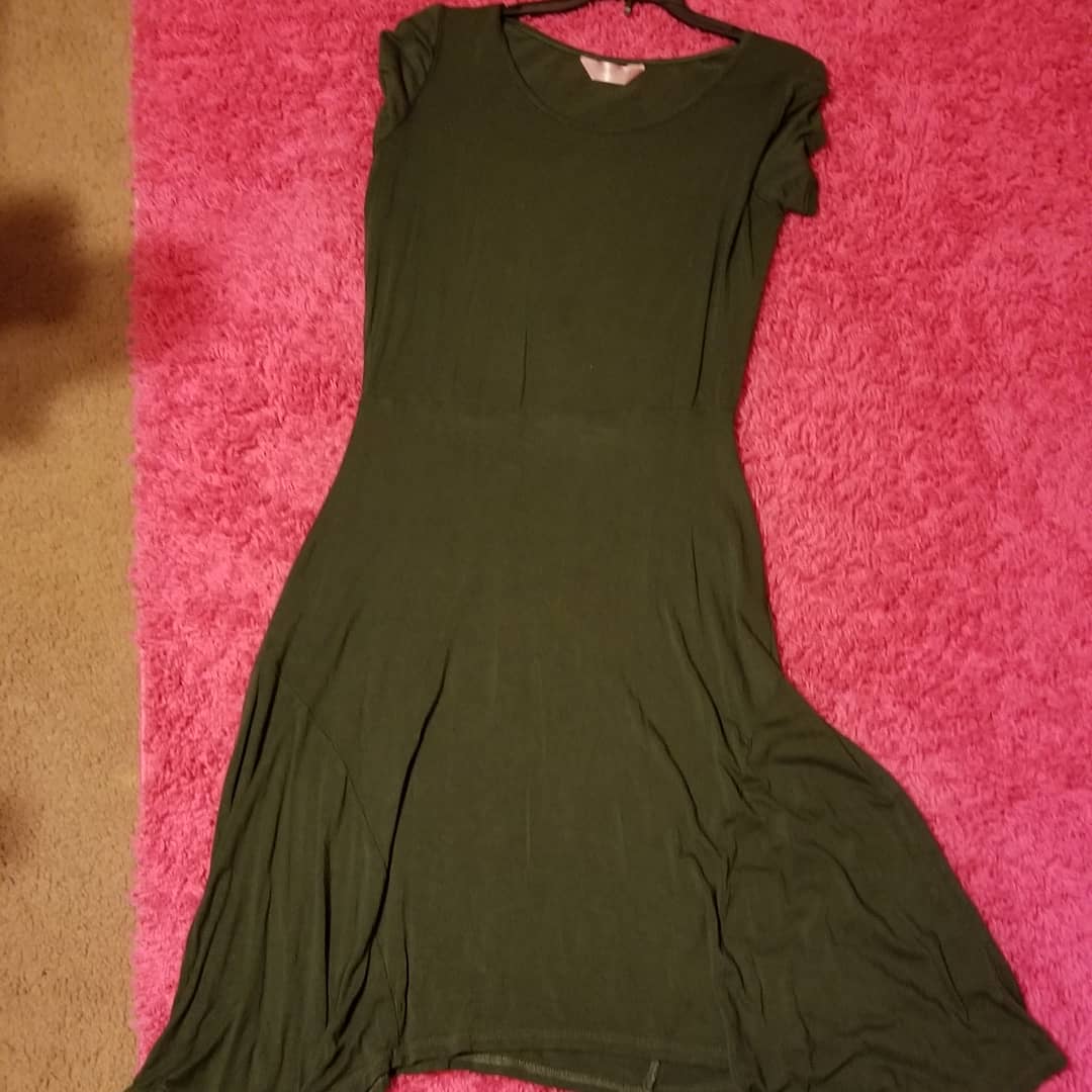 Thrift With A Purpose-Olive Dress