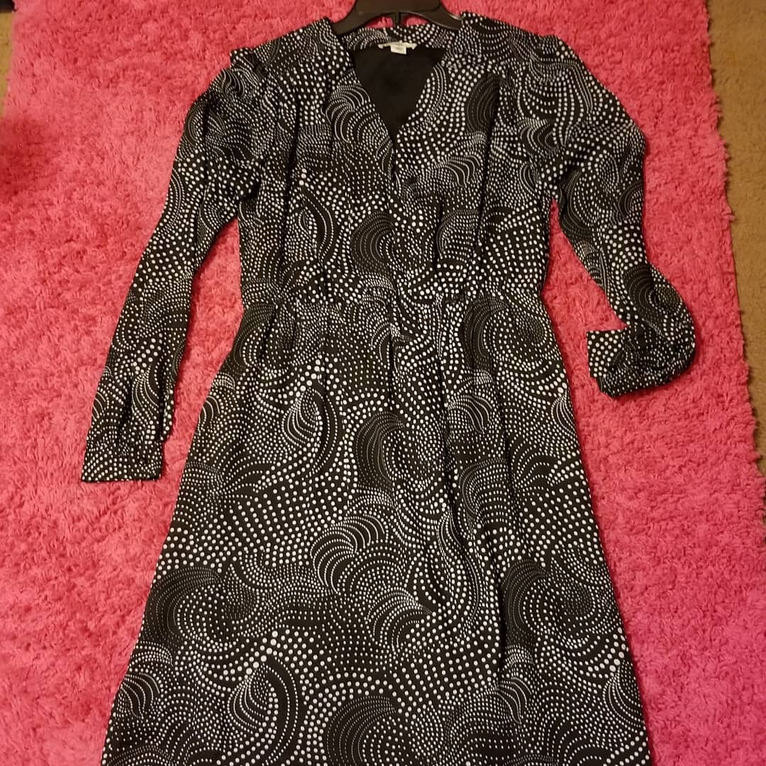 Thrift With A Purpose-Black & White Dress