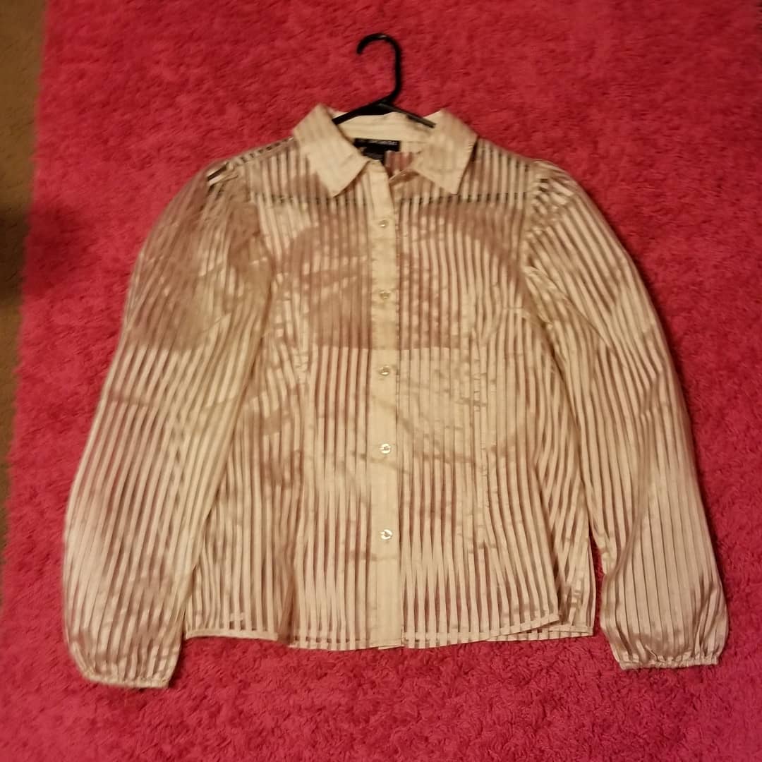 Thrift With A Purpose- Cream Blouse