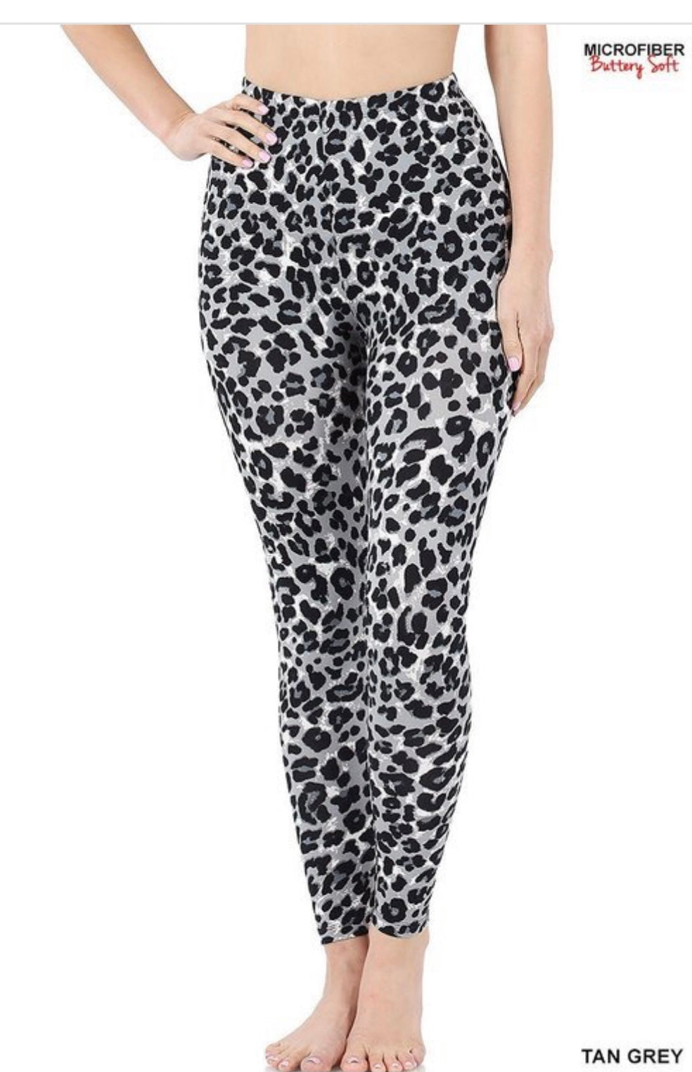 CHAR’S LEO GREY 1 EXTRA INVENTORY LEGGINGS 🐆