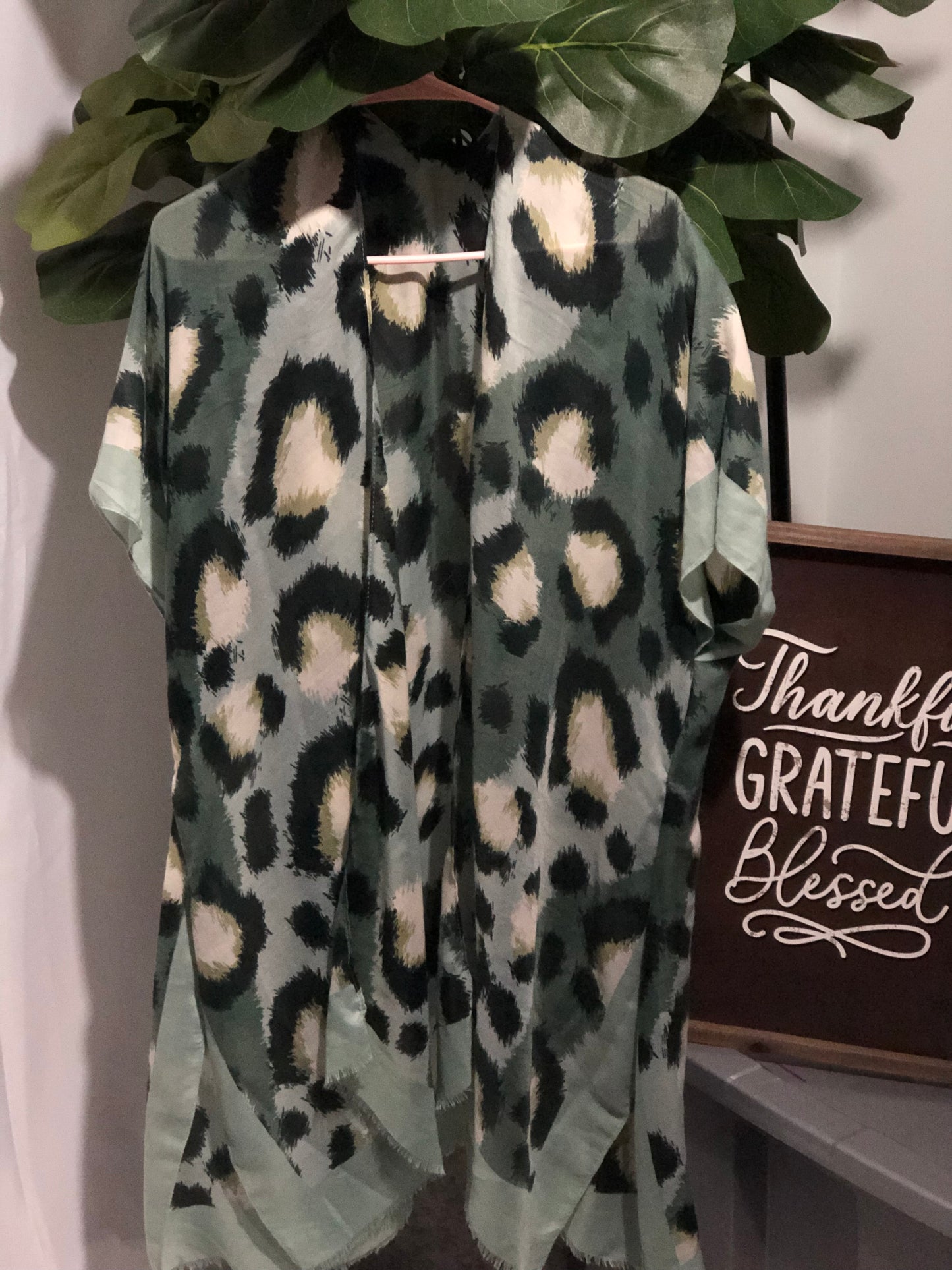 Char’s Animal Print Kimono 👘