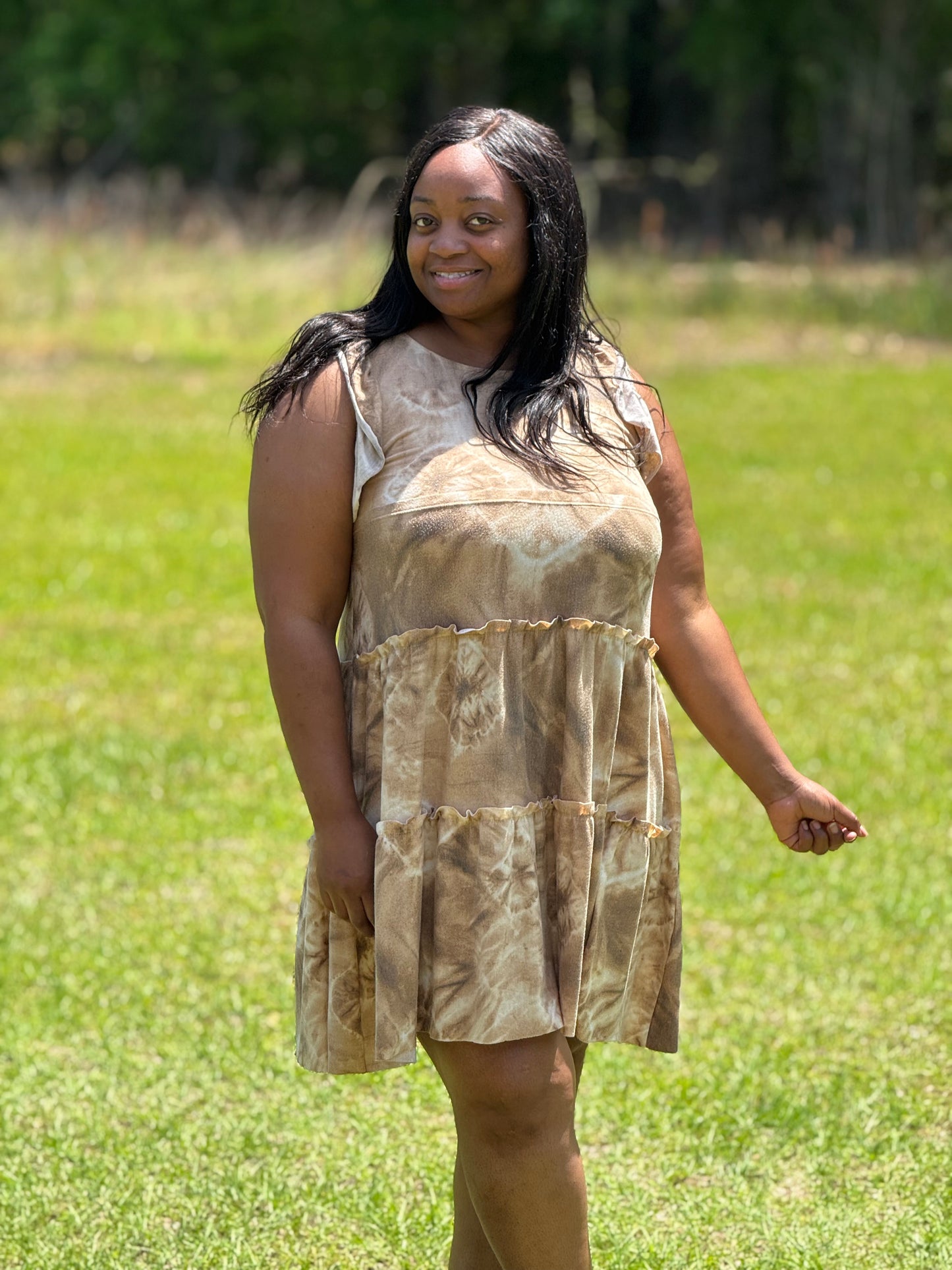 Char’s Tie Camel Dress