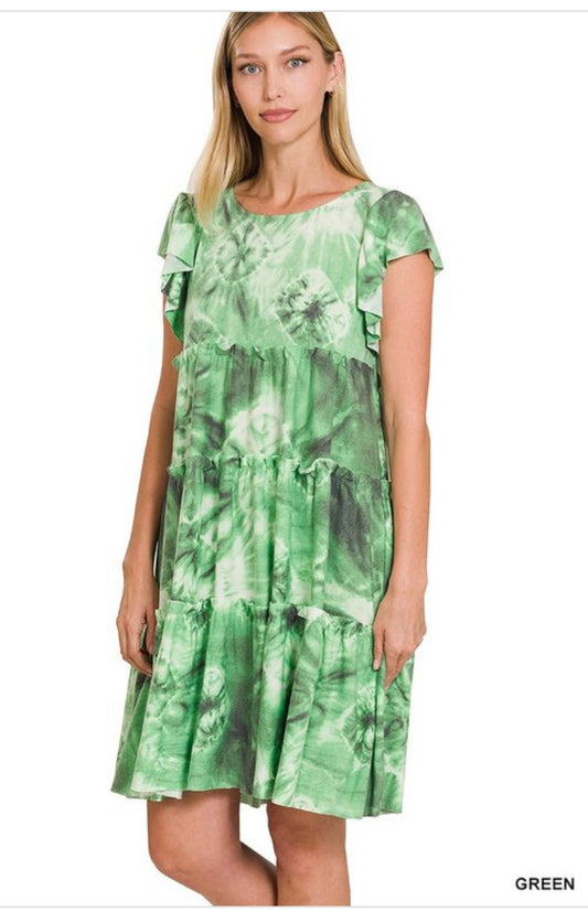 Char’s Tie Green Dress