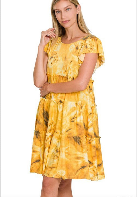 Char’s Tie Yellow Dress