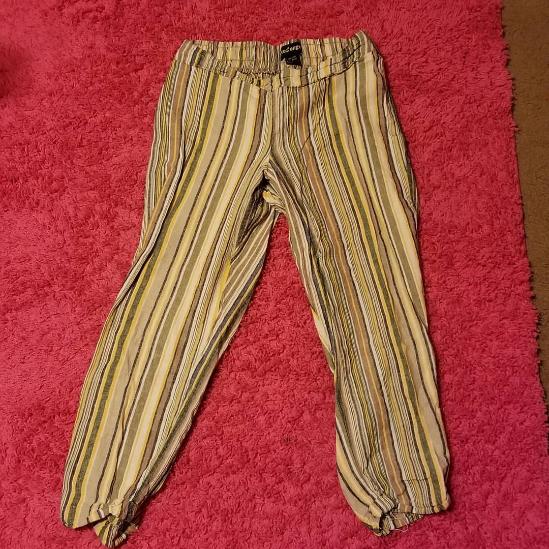 Thrift With A Purpose- Stripe Capris
