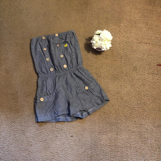 Thrift With A Purpose-Blue Jean Short Jumper