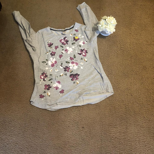 Thrift With A Purpose-Grey & Purple Shirt