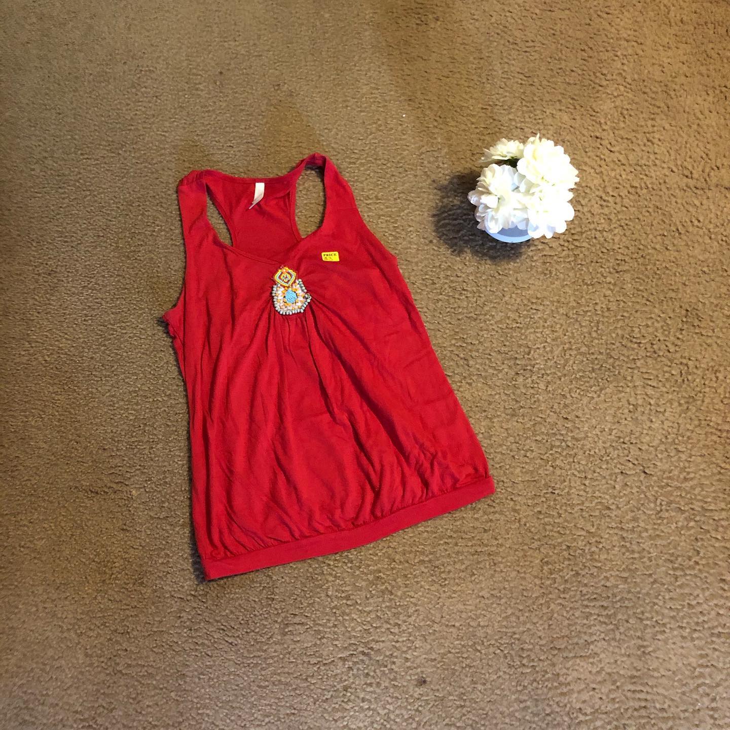 Thrift With A Purpose-Red Tank