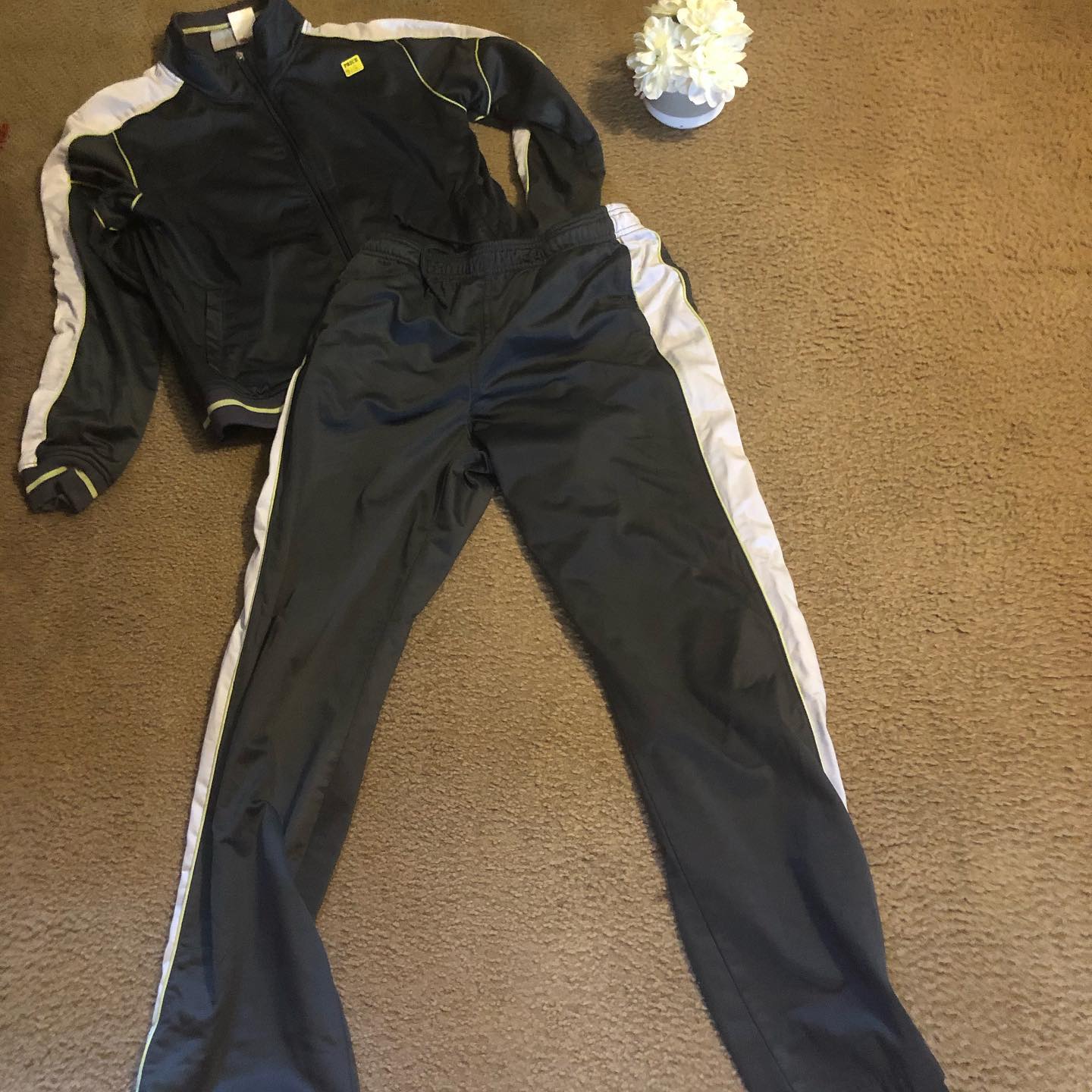 Thrift With A Purpose-Black & Grey Active Suits