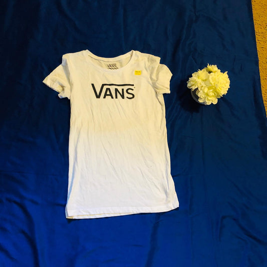 Thrift With A Purpose- White Vans Tee