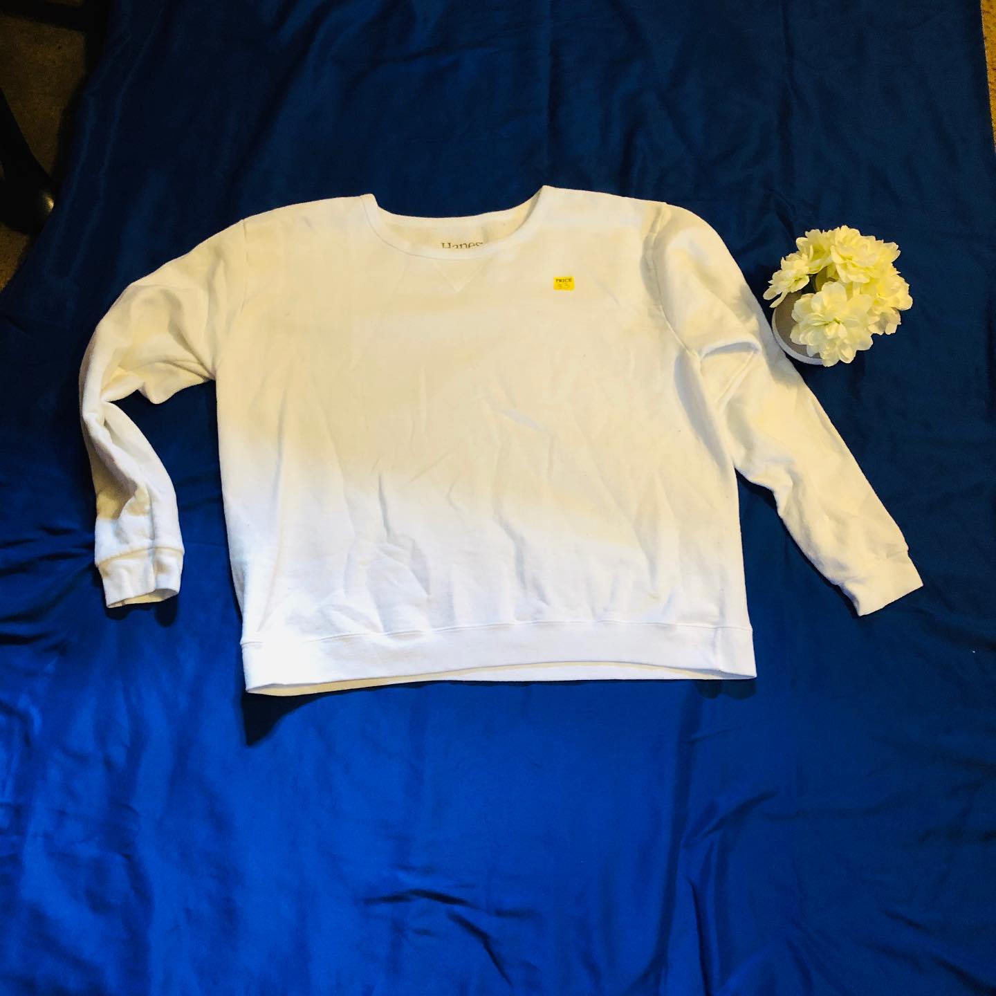 Thrift With A Purpose- White Sweat Shirt
