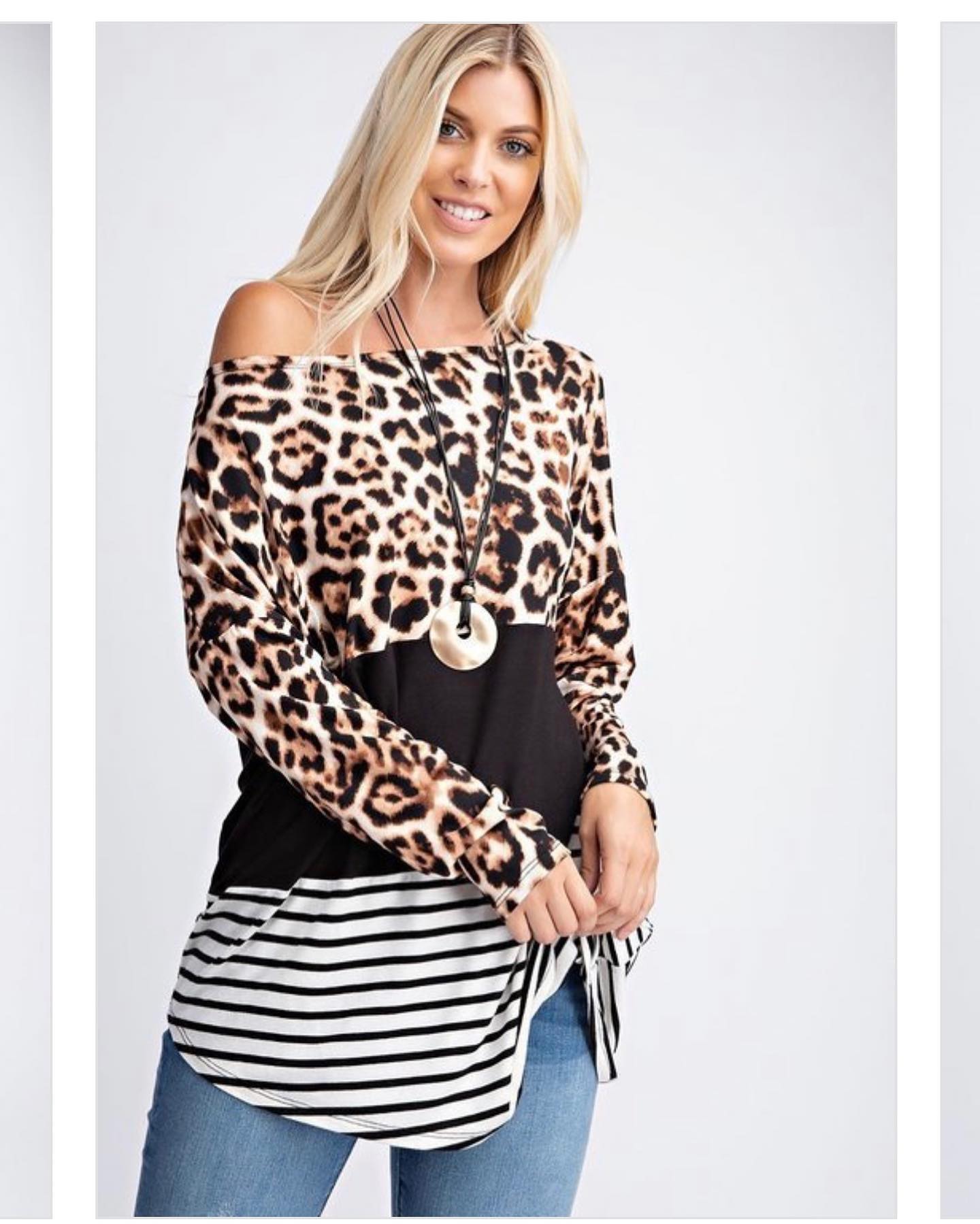 Clothes With A Purpose-"Jazzy Girl" Leopard & Black Top