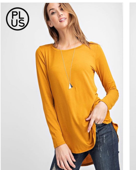 Clothes With A Purpose-Plus Size Gold Mustard Shirt