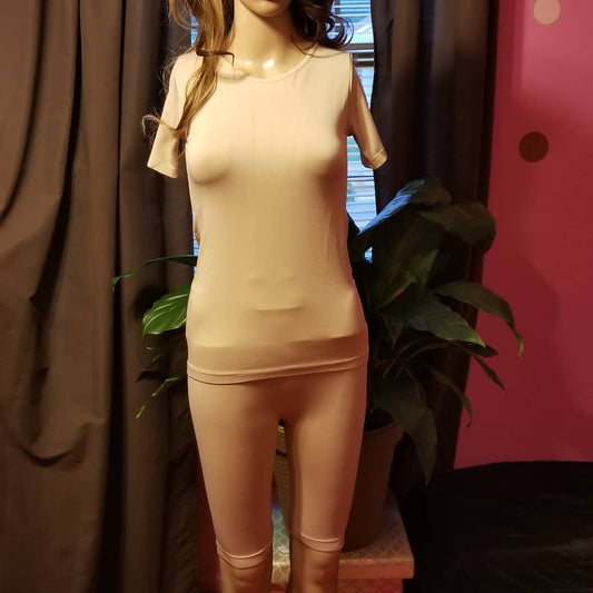 Clothes With A Purpose-2 Piece Khaki Short Set