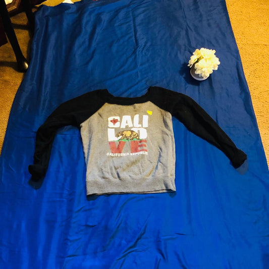 Thrift With A Purpose- Grey Cali Sweatshirt