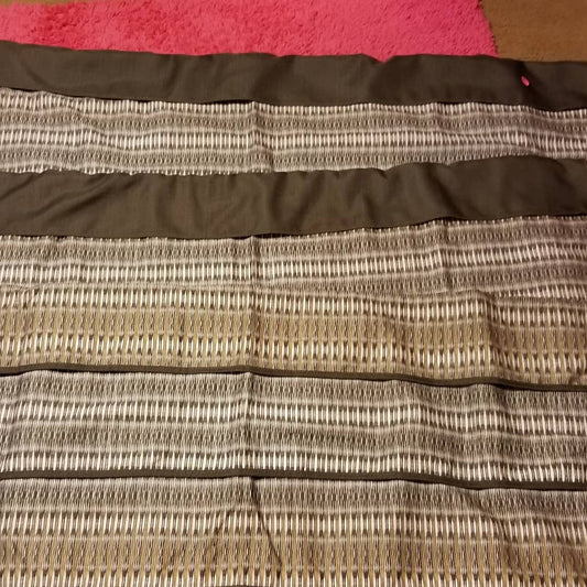 Thrift With A Purpose- 3 Brown Curtains Set
