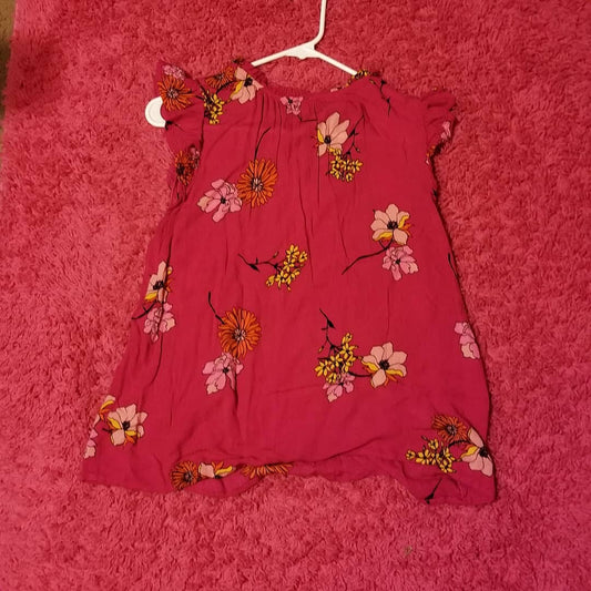 Thrift With A Purpose- Fushia Floral Shirt
