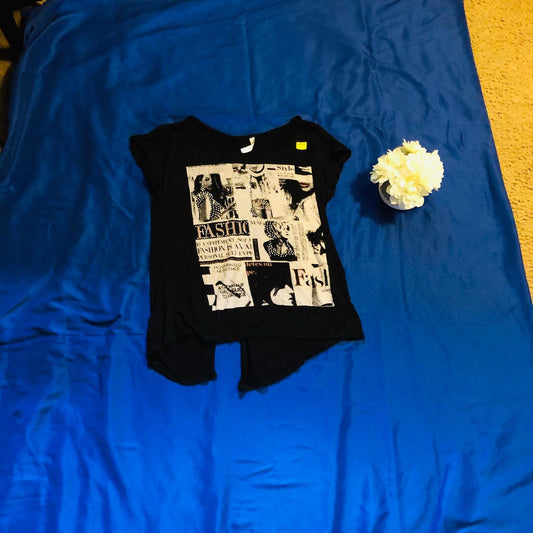 Thrift With A Purpose- Black Sparkle Top