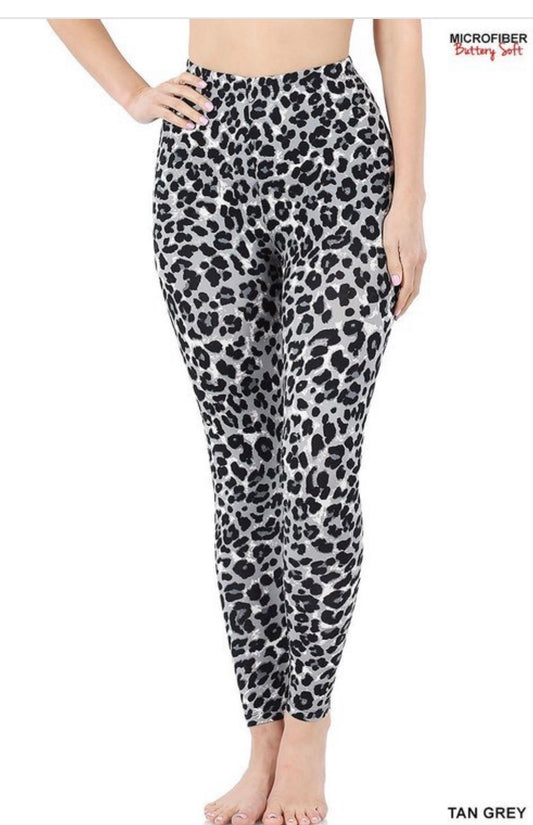 CHAR’S LEO GREY 1 EXTRA INVENTORY LEGGINGS 🐆