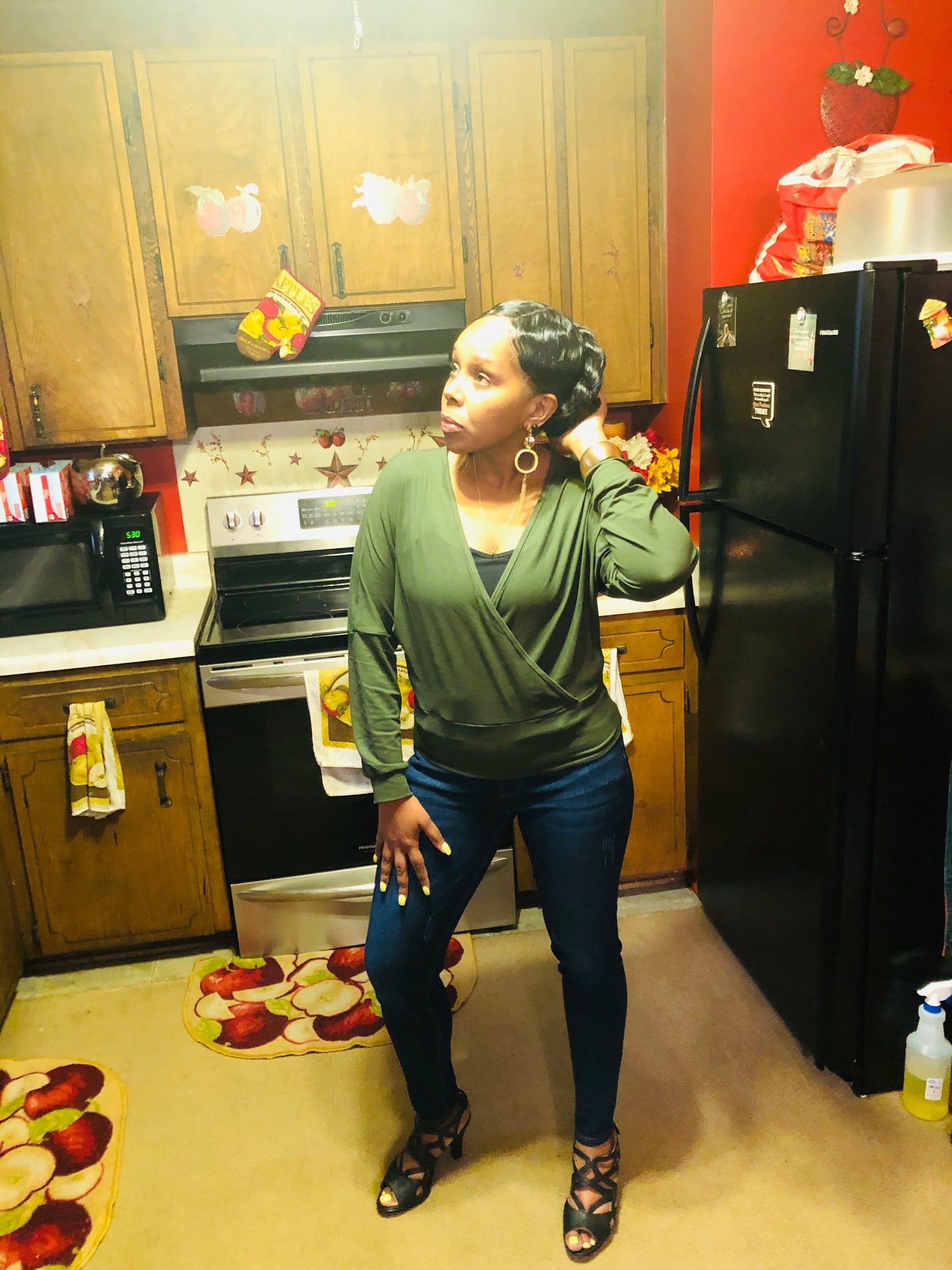 Olive Jean 2 Piece Outfit