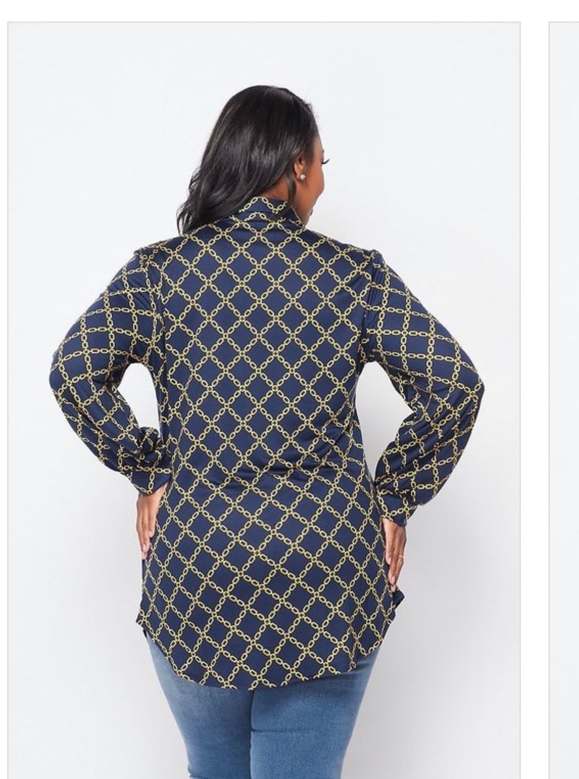 CHAR’S NAVY SHINE TOPS ✨