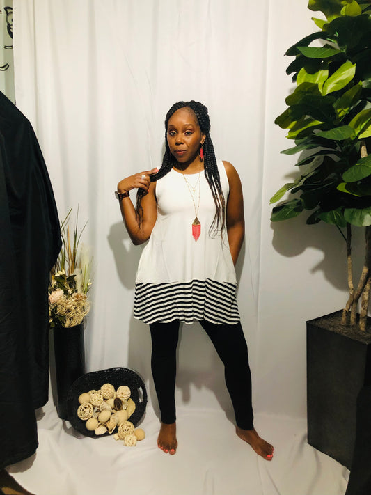 CHAR’S IVORY STRIPE IT UP 💝