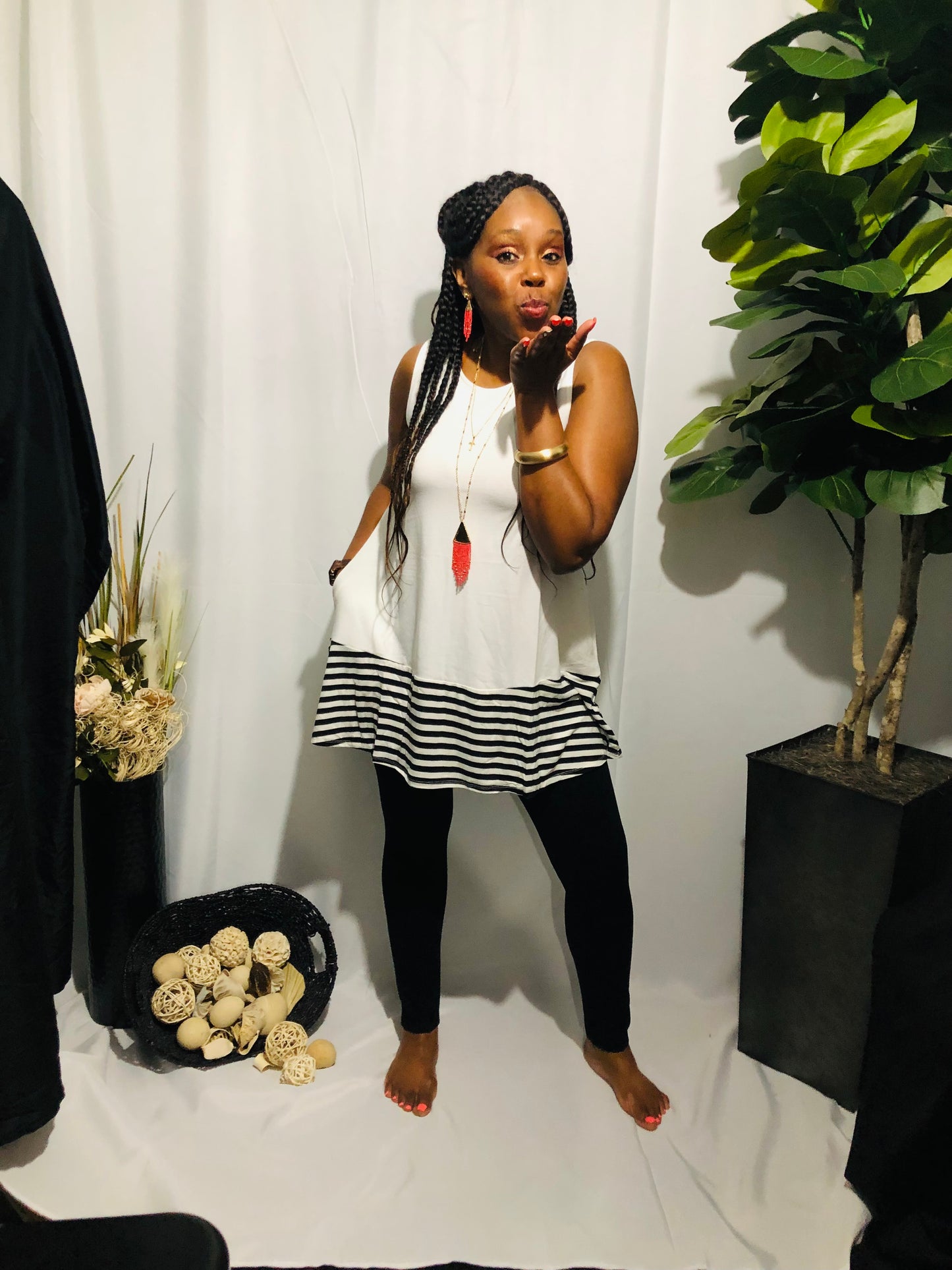 CHAR’S IVORY STRIPE IT UP 💝