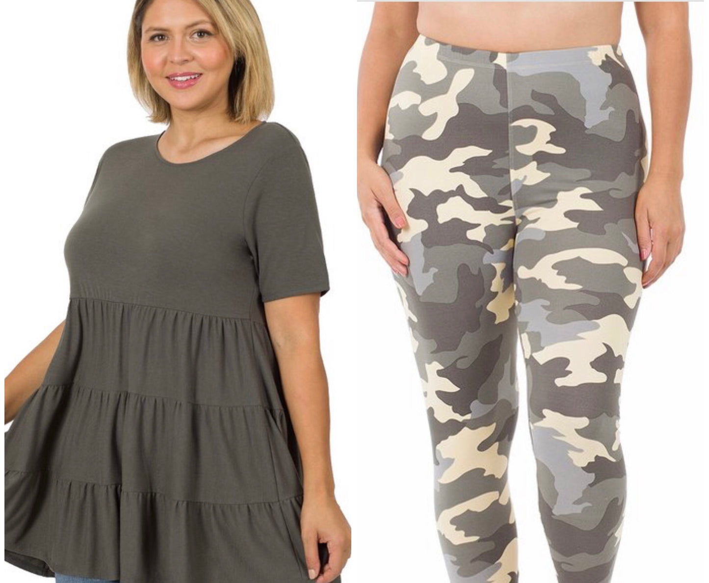 Char’s Grey Camo Girl Set