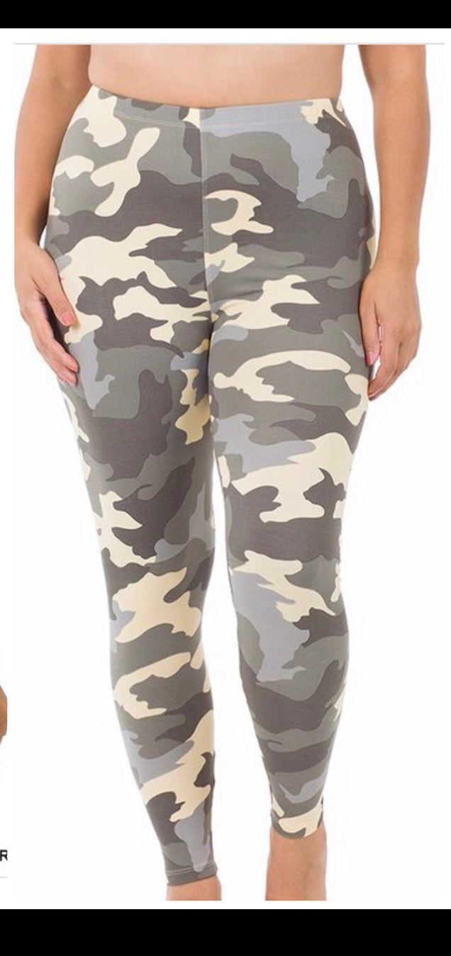 Char’s Camo Grey Leggings