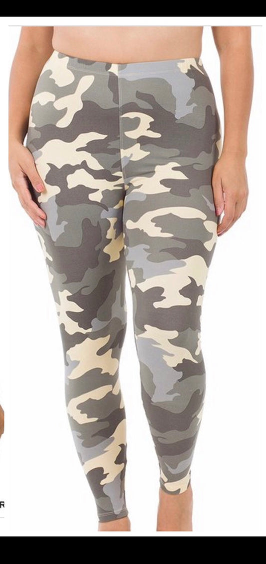 Char’s Camo Grey Leggings