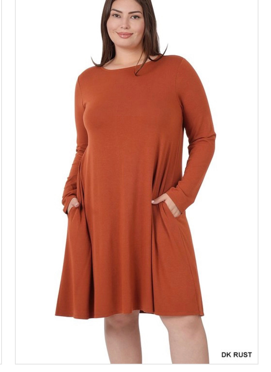 Char’s Simple Lady Rust Dress