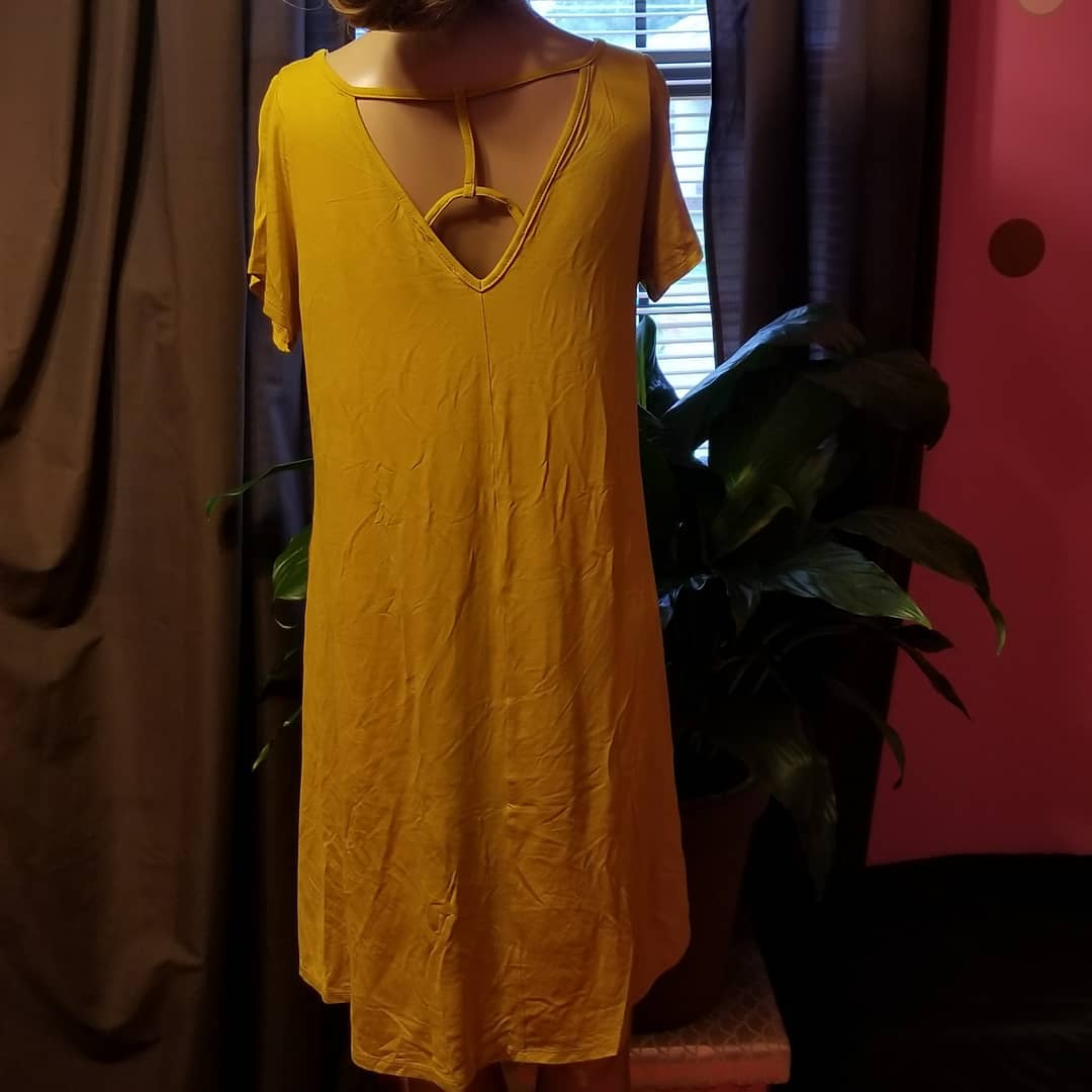 Clothes With A Purpose- Mustard Tunic Dress