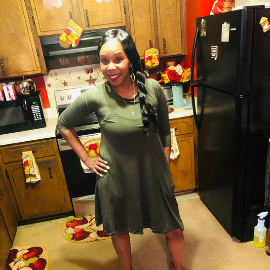 Clothes With A Purpose-Olive Dress