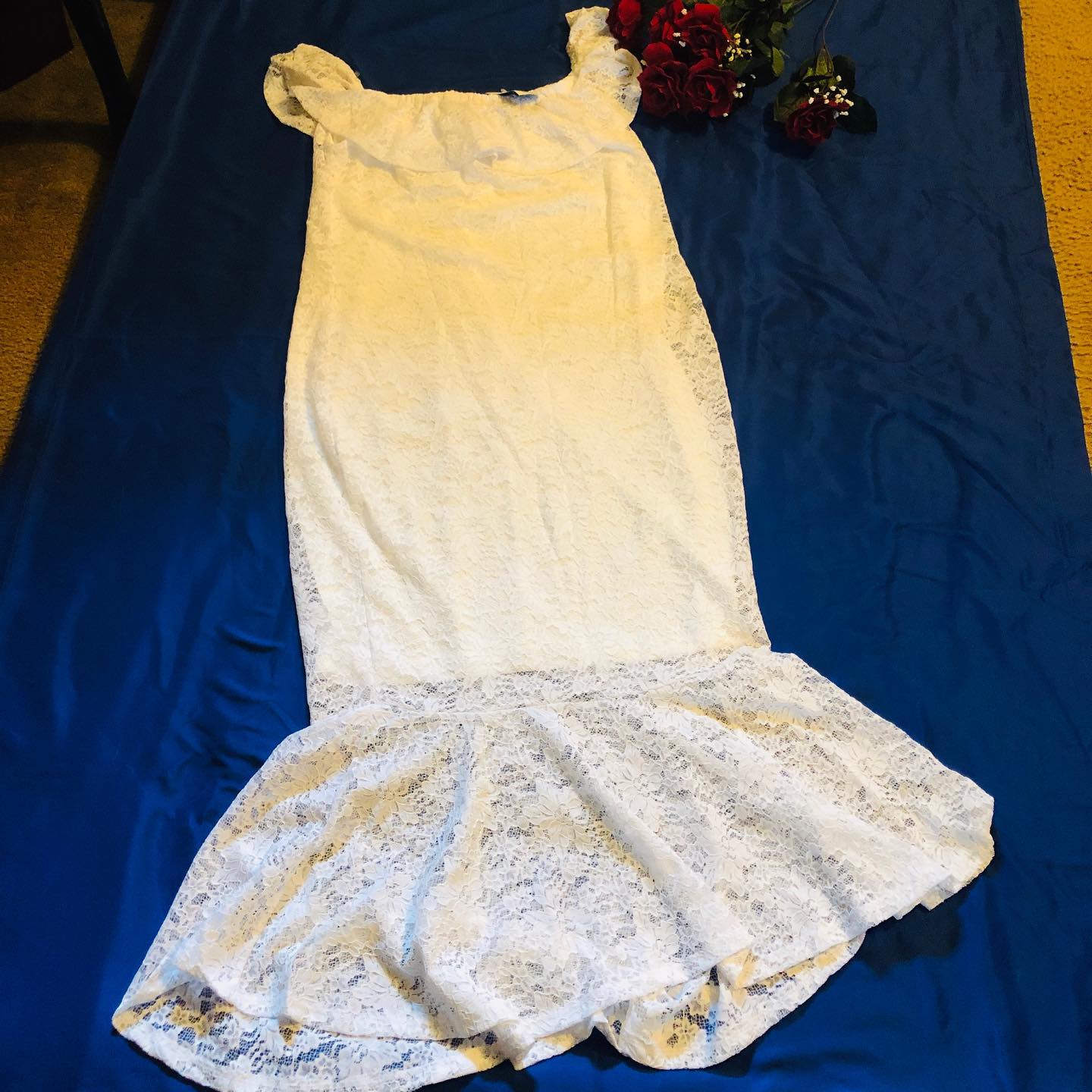 Thrift With A Purpose-White Lace Dress